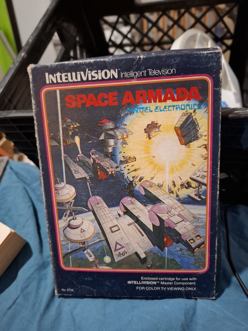 Space Armada Video Game - Navy Blue Packaging